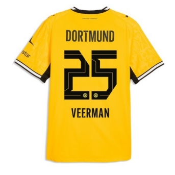 Borussia Dortmund Joey Veerman #25 Maglia Gara Casa Repliche 2026-27 Maniche Corte